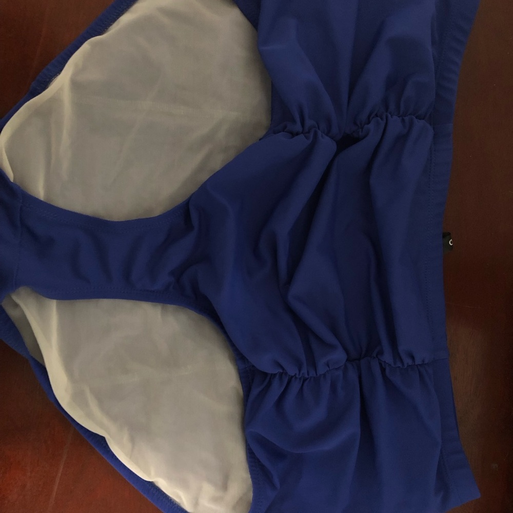 *3 for $10* Torrid blue ruched bikini bottom - Picture 4 of 4
